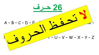 لن تنسى الحـروف الفرنسية بعد اليوم، طـريقة سهلة و مجربة لتعلم اللغة الفرنسية