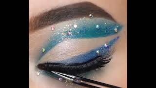 ميكب تتوريال اجمل الوان بمكياج العيون 😍#ميكب #مكياج #makeup