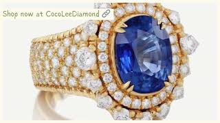 Exquisite 18K Rose Gold Oval Blue Sapphire Ring: An Unparalleled Masterpiece