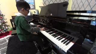 Parker Wolf (age 6) - Faber Piano Adventures 3B, Swing Low, Sweet Chariot