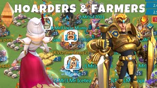 A TROOP HOARDER & A FARMER CAUGHT IN LALA LAND - WOODYQ8 & LMr WIPING OUT YOUR TROOPS - Lords Mobile