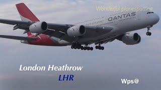 Plane Spotting  ‘Early Morning Arrivals, RW27R, London Heathrow (LHR)