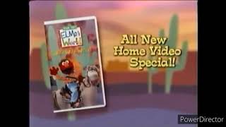 Sesame Street Elmo's World Wild Wild West (2001) VHS Trailer