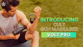 Cult Volt Pro Gun Massager | Best for Soothing Muscle Soreness & Deep Tissue Percussion