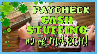 Paycheck Cash Stuffing #2 of MARCH!!! ~Low Income~SAHM~Etsy Payout~