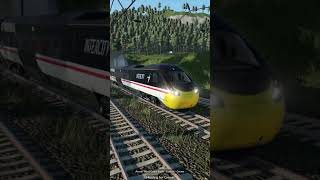 InterCity Swallow Class 390 Pendolino Mod (livery) - Transport Fever 2 #shorts #transportfever2