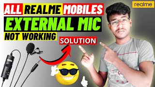 Boya M1 Mic Not Supporting in Realme Mobile - How to Solve External Mic Not Working Problem Hindi