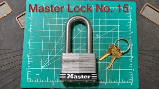 #330 Master Lock No. 15 Bumped