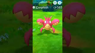 Accidentally I Caught Shiny Corphish from Daily Incence in Pokémon go 🤩✨ #shorts #pokemongo