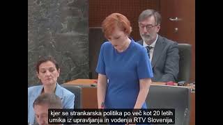 Ministrica dr. Asta Vrečko: Resna država tako ne ustanavlja resne institucije