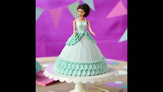 sweet Barbie doll cake decorating| Barbie doll cake design ideas for girls| #cake #shorts