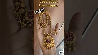 Antique mala full collections... New arrivals at very affordable prices.WhatsApp 8660158594 to book.