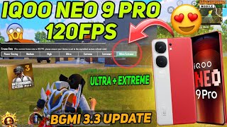 Bgmi 120fps Finally Here 🤯🥳| How to enable 120fps in Bgmi | Bgmi 120fps update🔥 iQOO Neo 9Pro 120fps