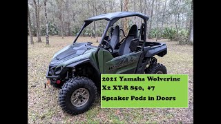 2021 Yamaha Wolverine X2 XT-R 850 #7  Yamaha SSV Works Front Door Speaker Pods