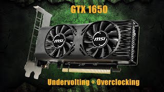 Gtx 1650 - Overclocking 2050MHz Gpu, 2300Mhz Vmem + Undervolting!