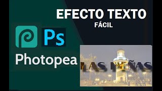 Como usar photopea tutorial PARA USAR EFECTO TEXTO SUPER FÁCIL