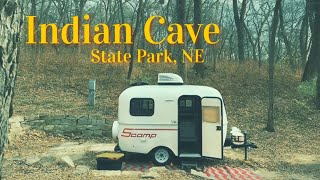 Scamp Camping at Indian Cave State Park