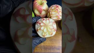 Fruit Carving 🍎🍓🍉Apple carving #shorts #fruit #youtubeshorts