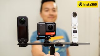 Insta360 Cameras X3 vs. One RS vs. GO 2 - Side by Side Comparison