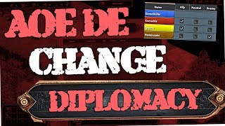 Age of Empires Definitive Edition - How to change Diplomacy | Enemies & Allies (AoE DE)