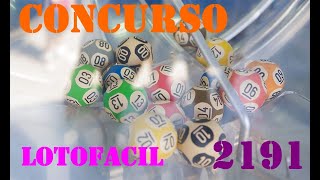 Dicas para o Concurso Lotofacil 2191