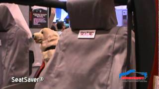 Inside the Covercraft Booth at the 2011 SEMA Show