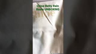 Chloe Betty Boots #shorts unboxing