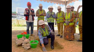 Penjagub Rudy Salahuddin Lakukan Groundbreaking Pembangunan UPTD Balai Labkesda