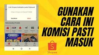 Cara Share Link Shopee Affiliate Di Facebook