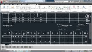 RebarCAD India Video Demo 12 (Placing a schedule on the drawing)