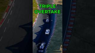 Unbelievable Triple Overtake in Simracing: Thread the Needle