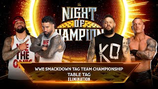 WWE 2K24 | The Usos vs Owens & Orton (C) SmackDown Tag Team Championship | Elimination Table Match