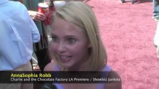 AnnaSophia Robb Interview - Charlie and the Chocolate Factory (LA Premiere)