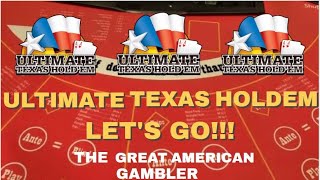 Ultimate Texas Holdem at The El Cortez Hotel and Casino With The Great American Gambler!!