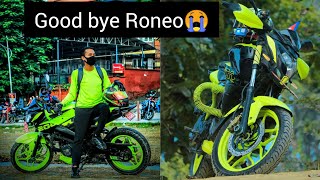 Mailya bike byacdiya aaba Roneo💚 ma blog aaudaina 😭💔@neonriderkey-run