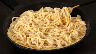 Die leckerste Pasta in 10 Minuten! Ein einfaches und köstliches Rezept für Pasta in cremiger Sauce!