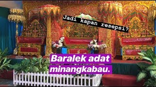 RESEPSI PERNIKAHAN ADAT MINANGKABAU.