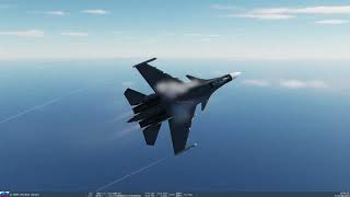 DCS World Su-30SM vs 2 F-15C's BVR