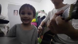 FUNNY SONG | KID SING A SONG WITH NO LYRICS WITH FATHER