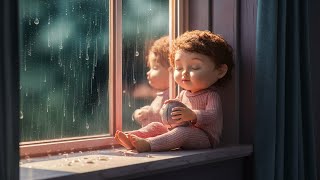 🌧️ El Sonido de la Lluvia Cayendo en el Alféizar de la Ventana - Calma y Relaja a tu Niño 🌧️