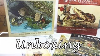 Mouse Guard RPG Box Set Unboxing