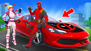 Rizzing Girls With The NEW $10,000,000 DEADPOOL Car In Fortnite!