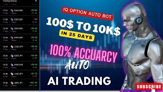 IQ Option Auto Trading Bot: The Key to Doubling Your Account Balance | 100$ - 1k$ | Unbeatable trade