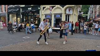 Live music show of the band Utrecht Straatherres in Utrecht