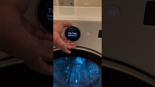 Life Is Very Good with the LG Front Load Washer with AI.