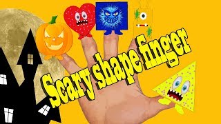 The Shapes | VIVASHAPES |Scary finger family | Halloween  | Scary songs for kids.