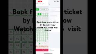 Book free movie tickets😱😳 by BOOKMYSHOW App