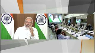 Visuals of PM Modi chairing the 2nd National Ganga Council Meeting