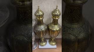 Ghalamzani vase handicrafts shop هنر قلمزنی ایرانی صنایع دستی فاخر