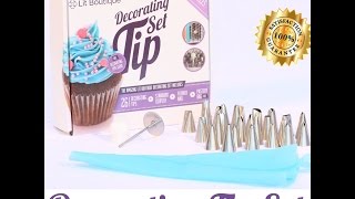 Lit Boutique 30-Piece Cake Decorating Tips Set Video Review